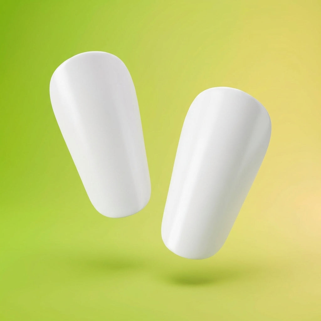 White Mini Shin Pads